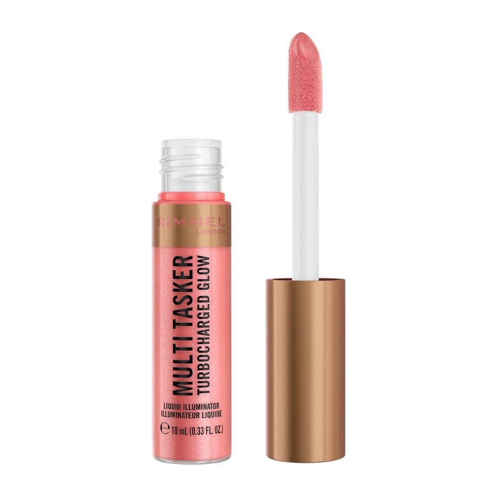 Rimmel Multi-Tasker Turbocharged Glow płynny rozjaśniacz odcień 002 Rosy Rebel