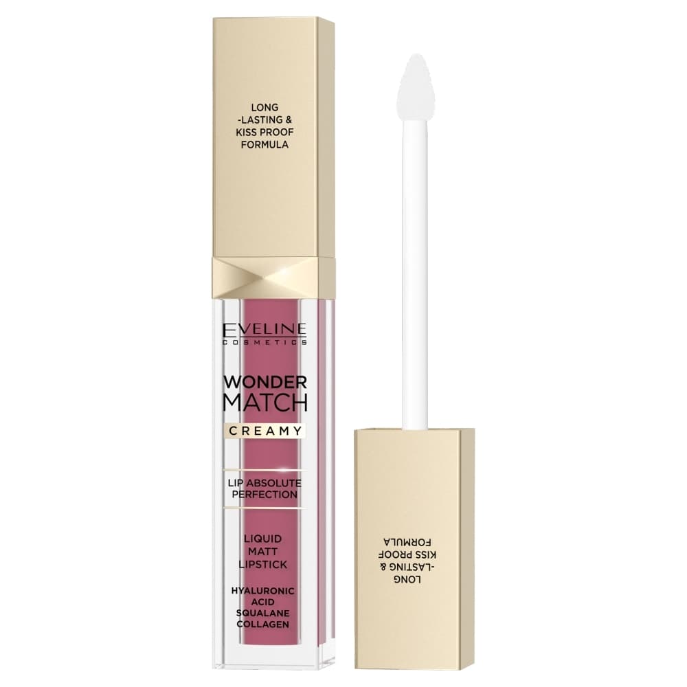 WONDER MATCH - Creamy Liquid Matt Lipstick - Matowa pomadka w płynie - - 03 Mauve