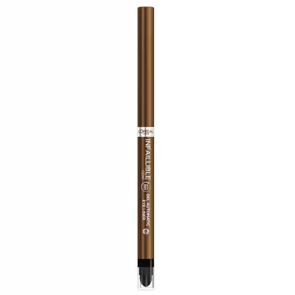 L'Oréal - INFAILLIBLE Grip - Gel Automatic Eyeliner - Żelowy eyeliner - Wodoodporny - 012 Bronzed Espresso