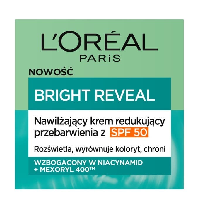 Paris Bright Reveal krem nawilżający przeciw przebarwieniom skóry SPF 50