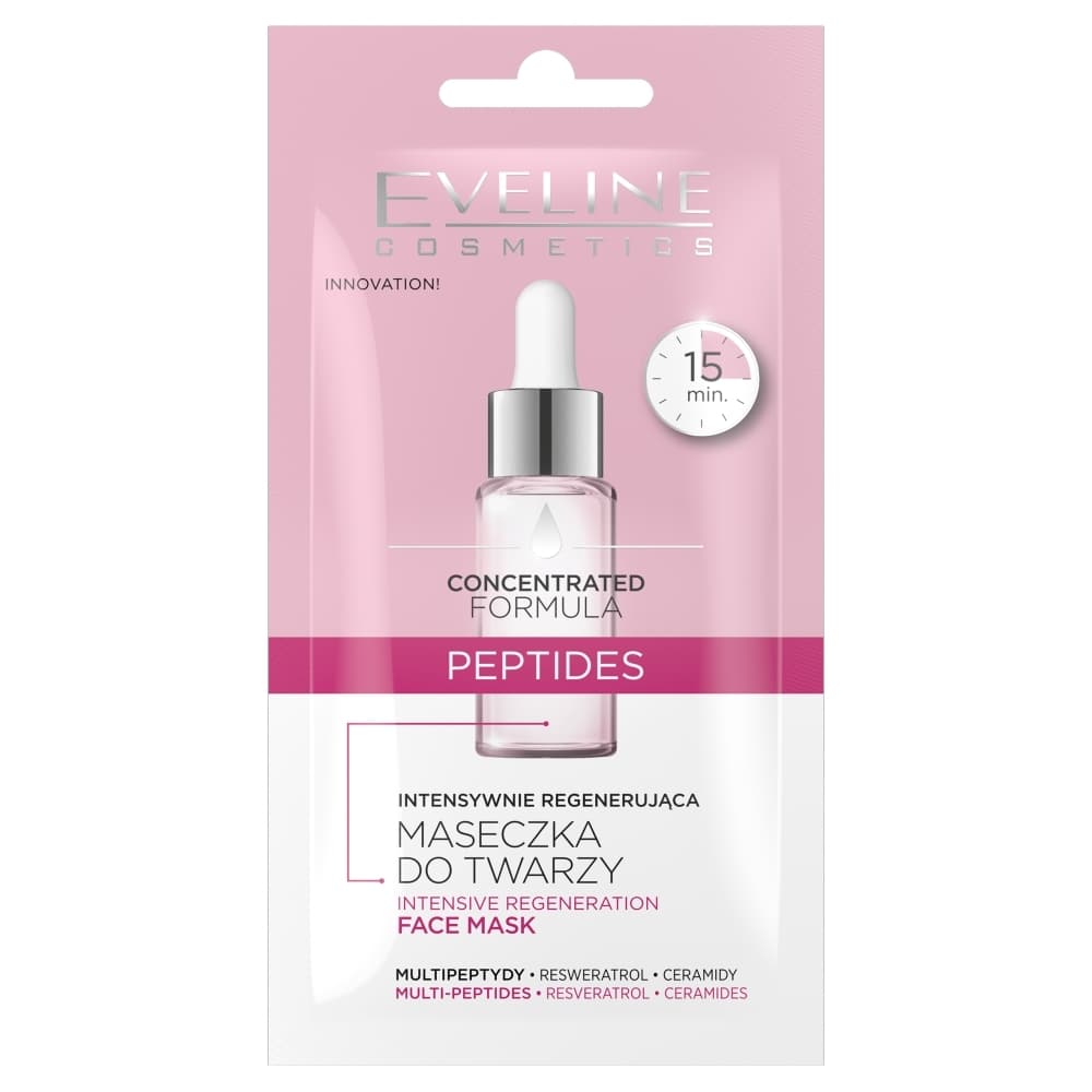 Skoncentrowana formuła intensywnie regenerująca maseczka do twarzy Peptides
