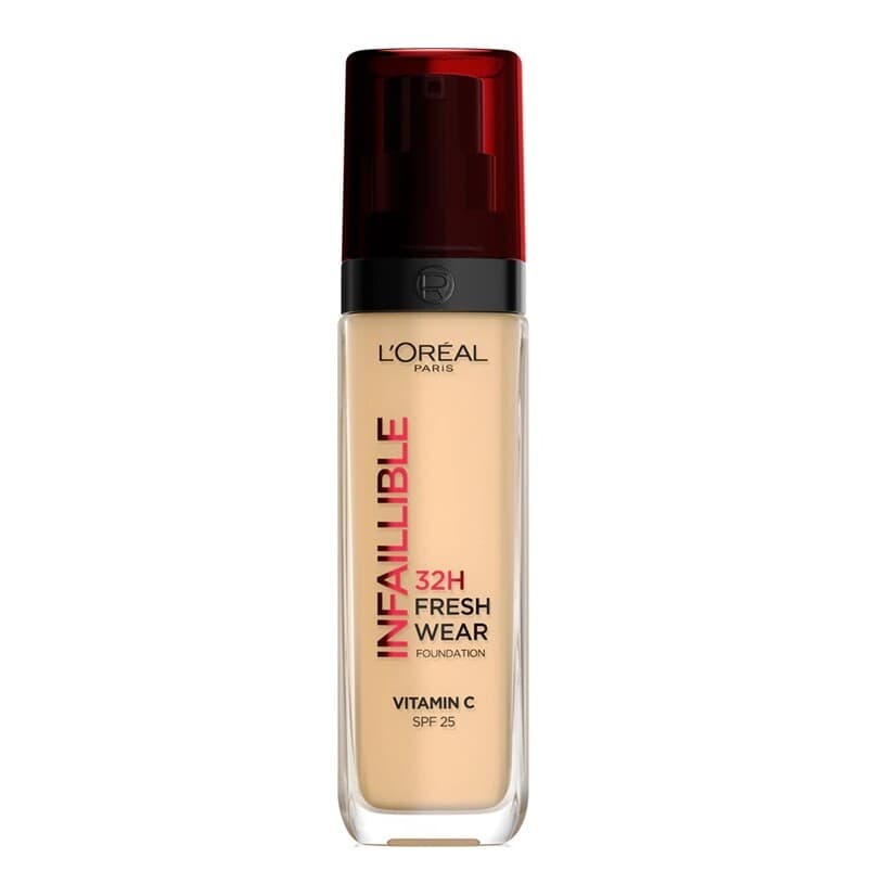 L'Oréal - INFALLIBLE - 32H FRESH WEAR - Podkład do twarzy SPF25 - - 125 Warm