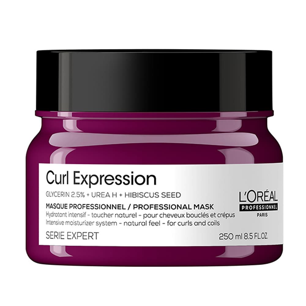 Professionnel - SERIE EXPERT - CURL EXPRESSION - PROFESSIONAL MASK - Maska do włosów kręconych - 2,5% gliceryna + Mocznik + Hibiskus -