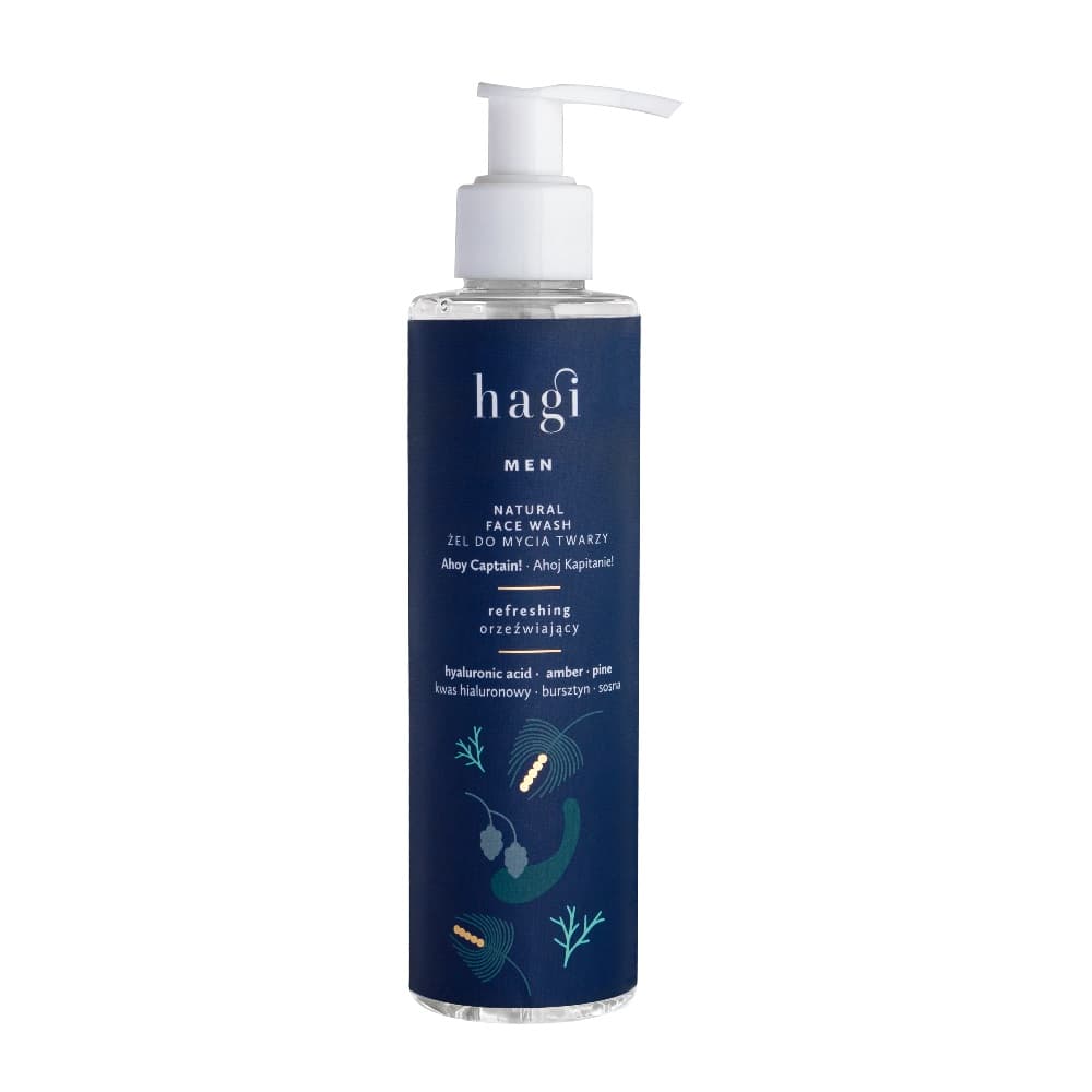 Men - Natural Face Wash - Ahoy Captain! - Naturalny żel do mycia twarzy dla mężczyzn - Ahoj Kapitanie! -