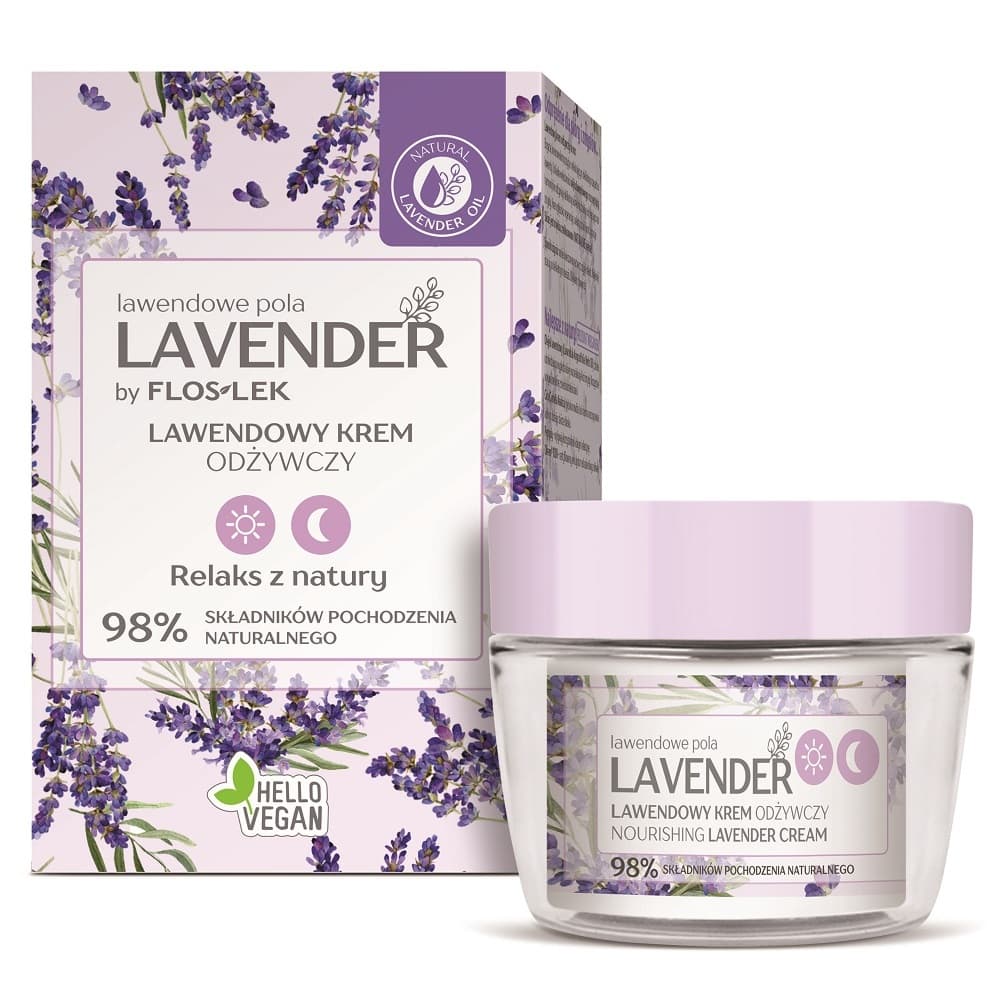 Flos-Lek Lavender, lawendowy krem odżywczy