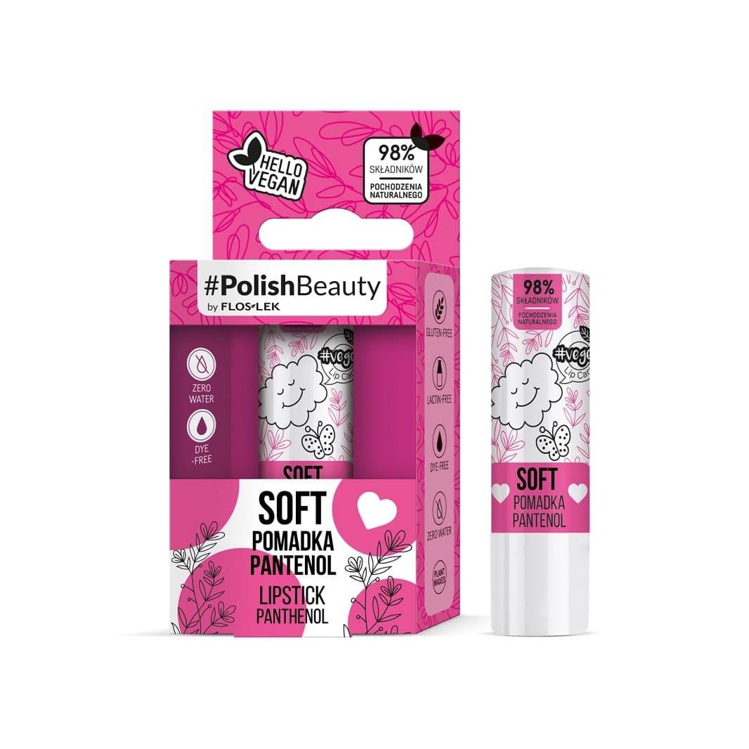 Flos-Lek Vege Lip Care Soft, pomadka pantenol