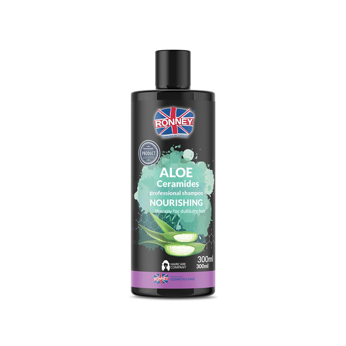 Professional Shampoo Nourshing Aloe Ceramides, Szampon nawilżający do włosów matowych i suchych ALOE