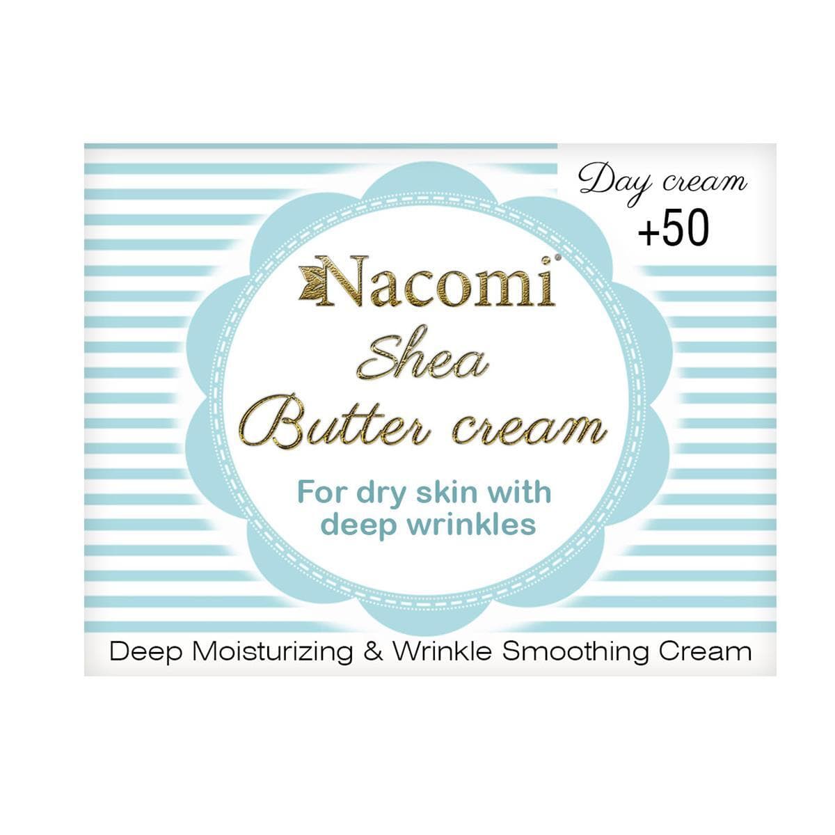 Shea Butter Cream - Krem do twarzy z masłem Shea i kwasem hialuronowym na dzień - 50+ -