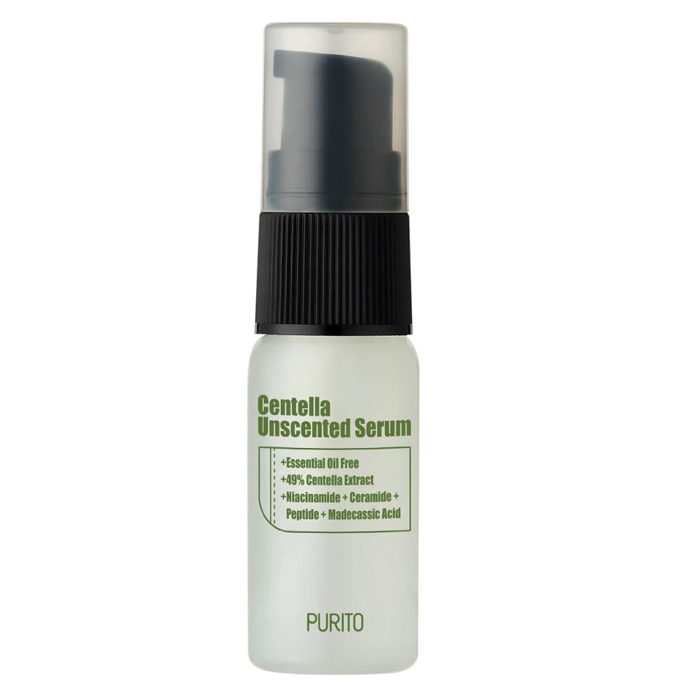 PURITO Centella Unscented Serum mini regenerujące serum z ekstraktem z wąkroty azjatyckiej