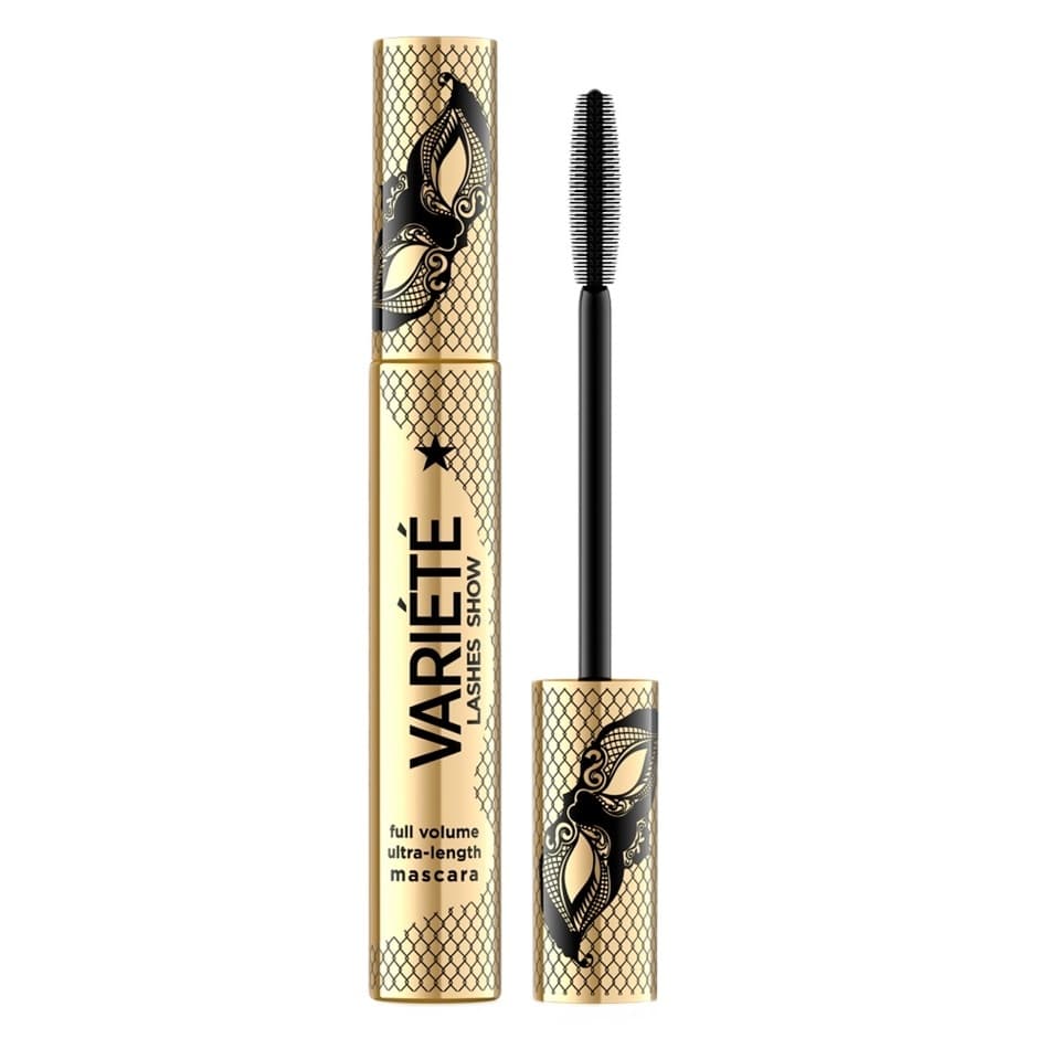 VARIETE LASHES SHOW - FULL VOLUME ULTRA-LENGTH MASCARA - Pogrubiająco-wydłużający tusz do rzęs - BLACK
