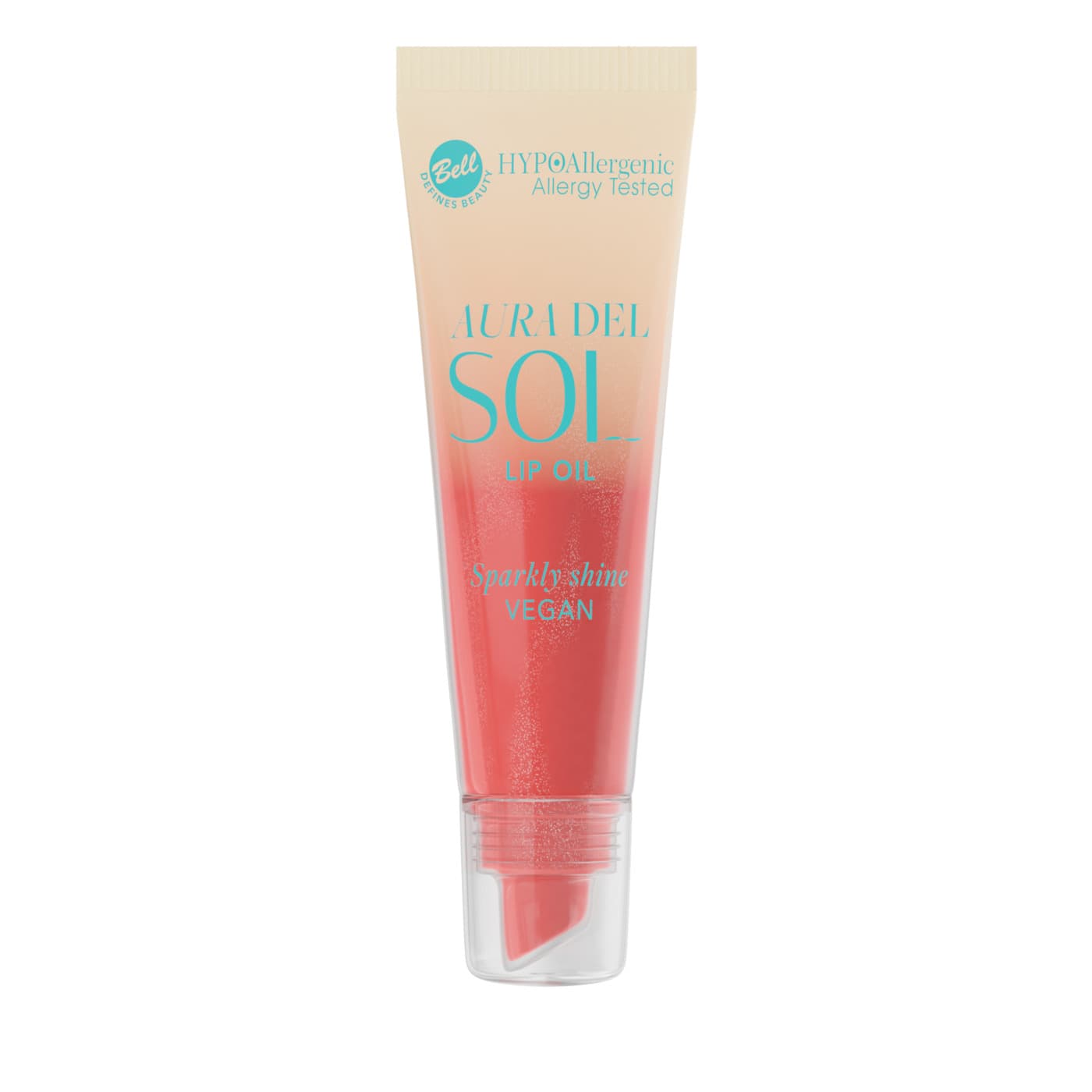 HYPOAllergenic Aura Del Sol, hypoalergiczny olejek do ust z drobinkami, 02
