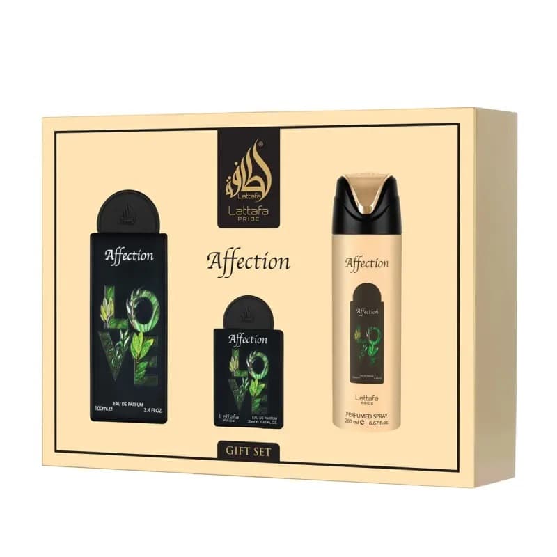 Pride Affection zestaw woda perfumowana spray + woda perfumowana spray + dezodorant spray (U)