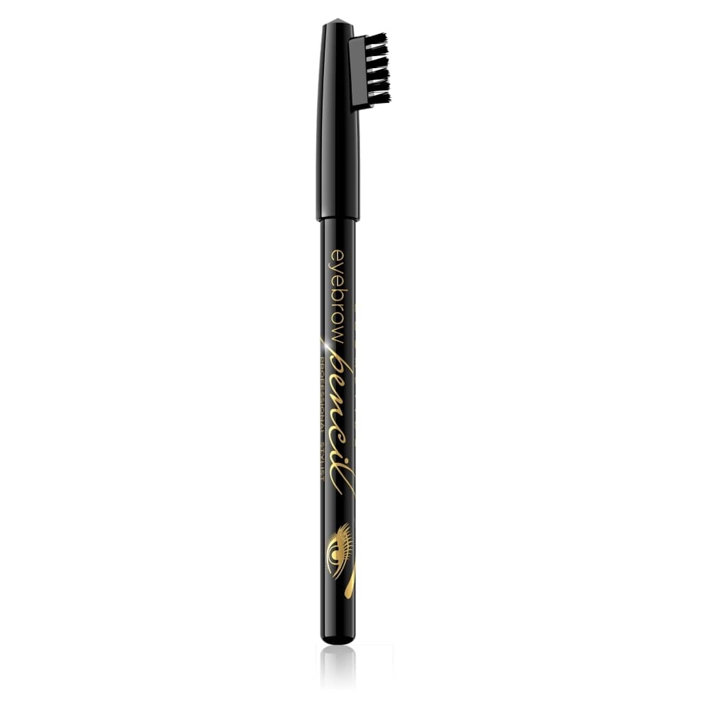 Eyebrow Pencil - Kredka do stylizacji brwi ze szczoteczką - CZARNY/BLACK