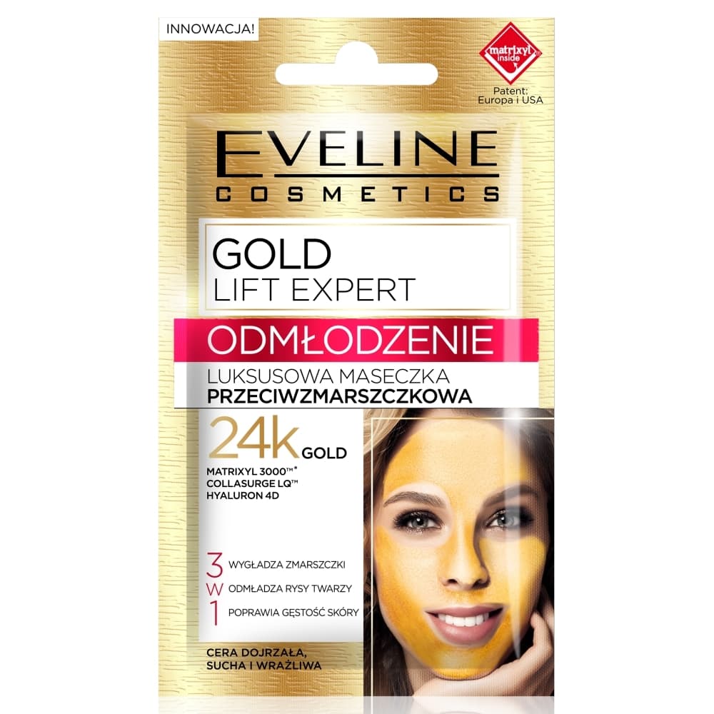 Gold Lift Expert maseczka odmładzająca 3 w 1