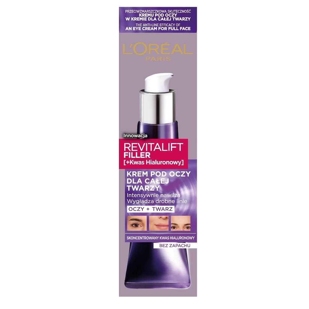 Revitalift Filler Krem pod oczy dla całej twarzy