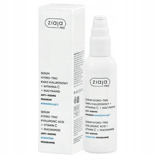 Anti-Ageing Program nawadniający, serum Hydro-Trio (kwas hialuronowy + witamina C + niacynamid)