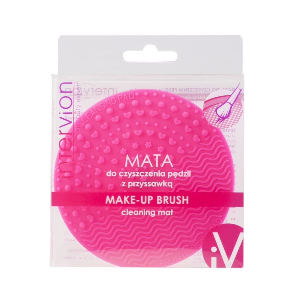 Vion Make-Up Brush Cleaning Mat mata do czyszczenia pędzli z przyssawką