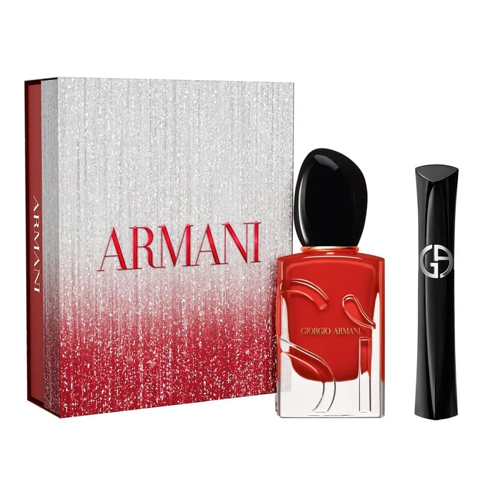 Giorgio Armani Si Passione zestaw woda perfumowana spray + tusz do rzęs (W)