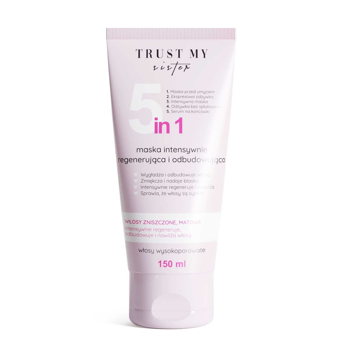 5in1 Intensively Regenerating & Rebuilding Hair Mask - Intensywnie regenerująca i odbudowująca maska do włosów wysokoporowatych -