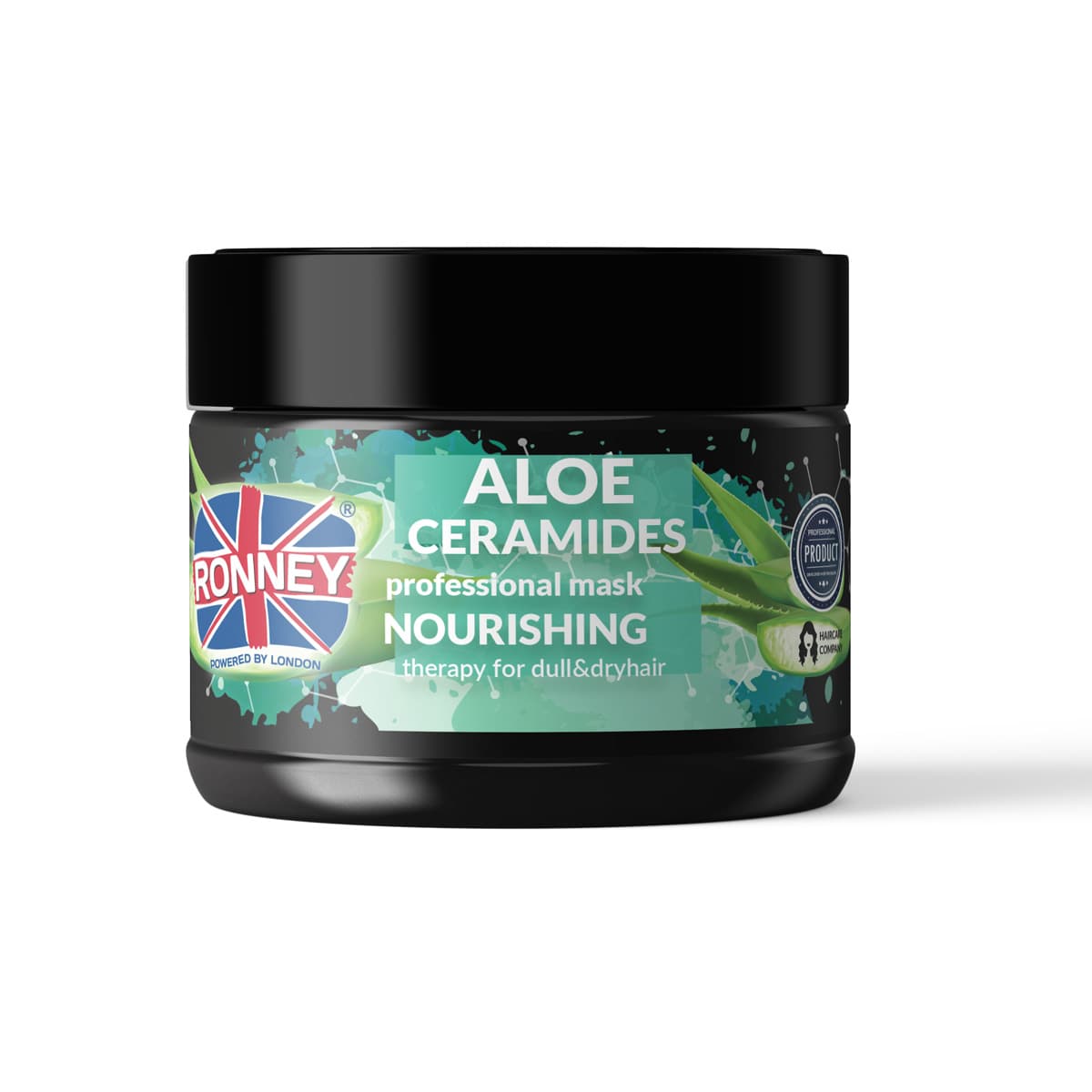 Professional Mask Nourshing Aloe Ceramides, Maska nawilżająca do włosów matowych i suchych ALOE