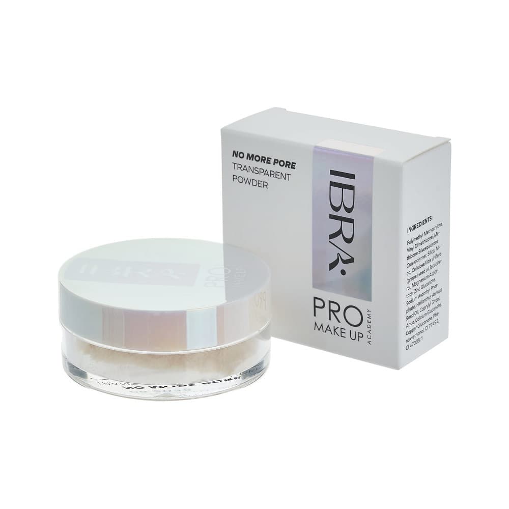 Ibra - PRO MAKEUP ACADEMY - No More Pore - Transparent Powder - Wygładzający puder transparentny -