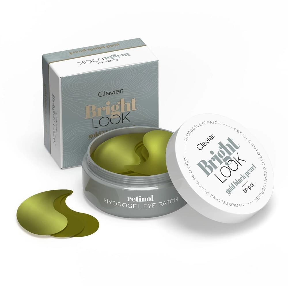 Bright Look Gold Black Pearl Gel Eye Patches - Hydrożelowe, przeciwzmarszczkowe płatki pod oczy z esencją z czarnej perły -