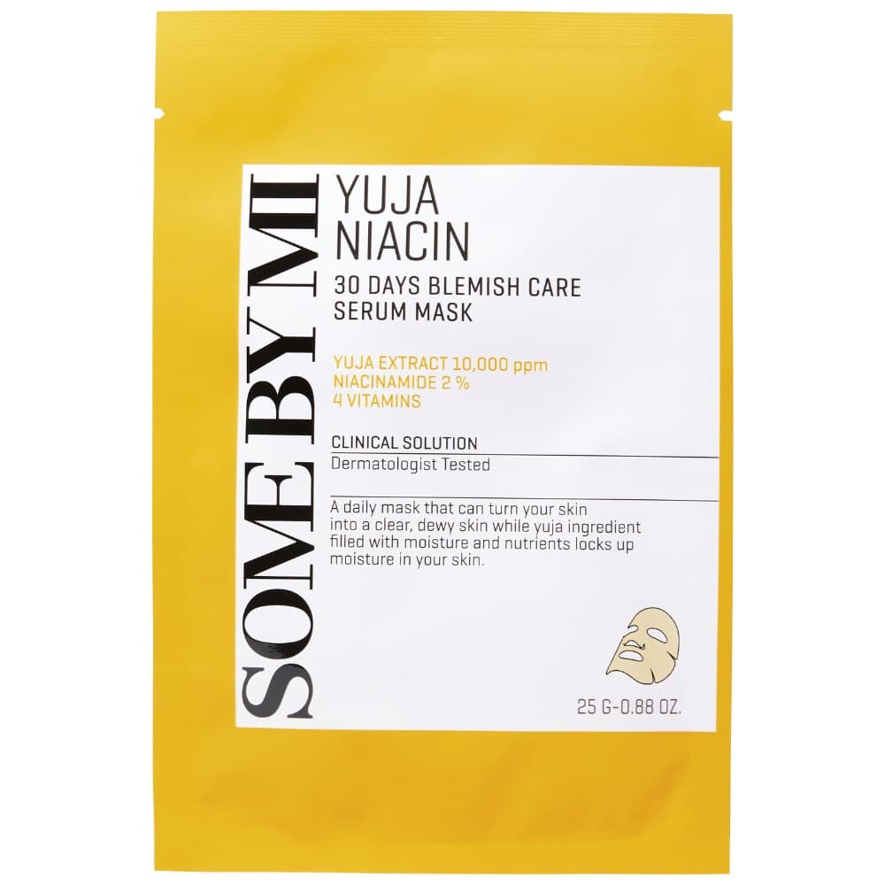 Yuja Niacin Blemish Care Serum Mask rozjaśniająca maska-serum w płachcie