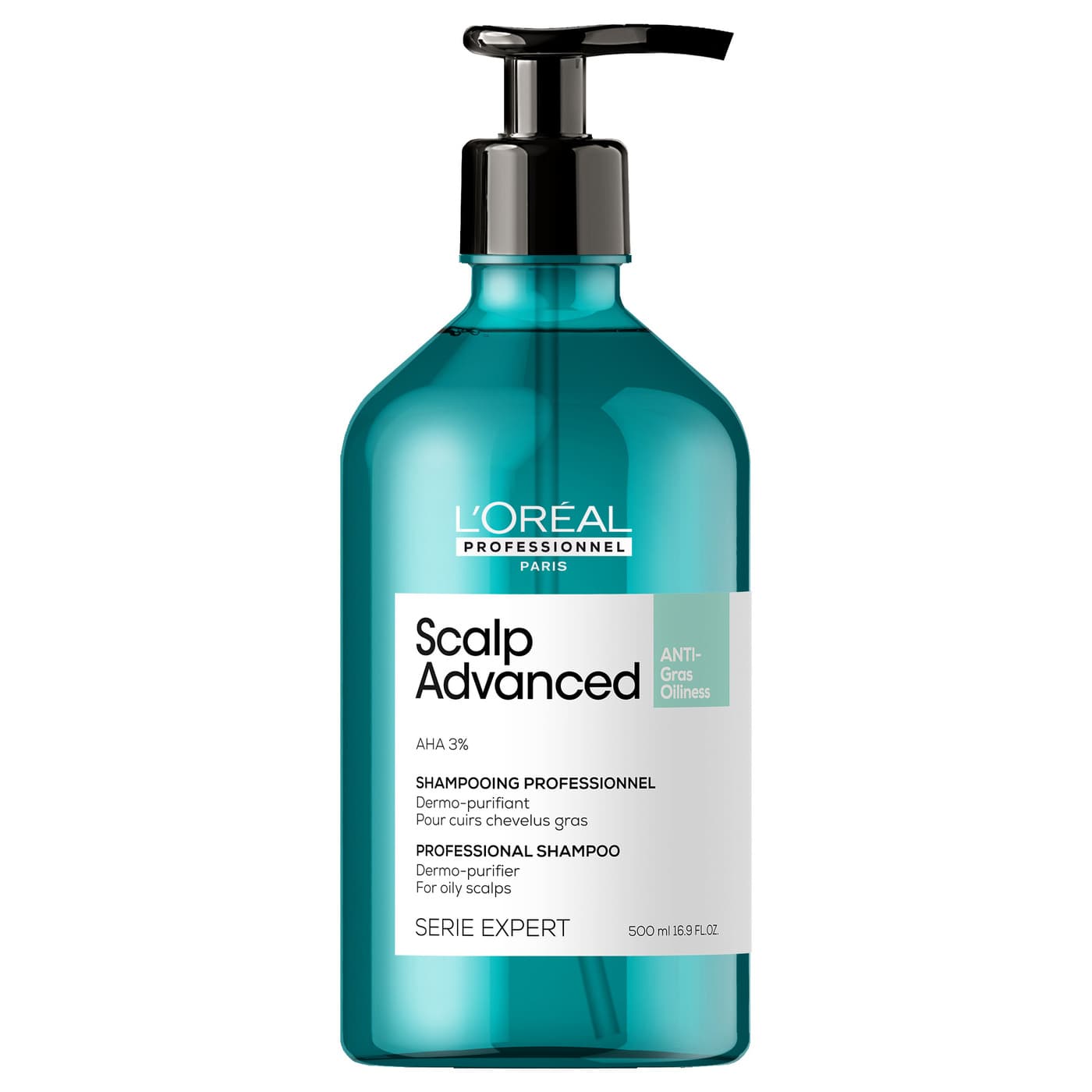 Professionnel - SERIE EXPERT - Scalp Advanced - AHA 3% Professional Shampoo - Szampon do przetłuszczającej się skóry głowy -