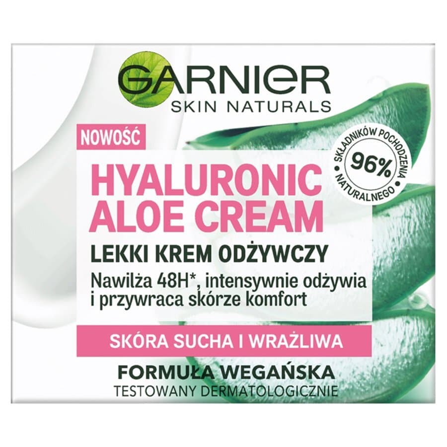 Hyaluronic Aloe Lekki krem odżywczy do twarzy z kwasem hialuronowym i ekstraktem z aloesu
