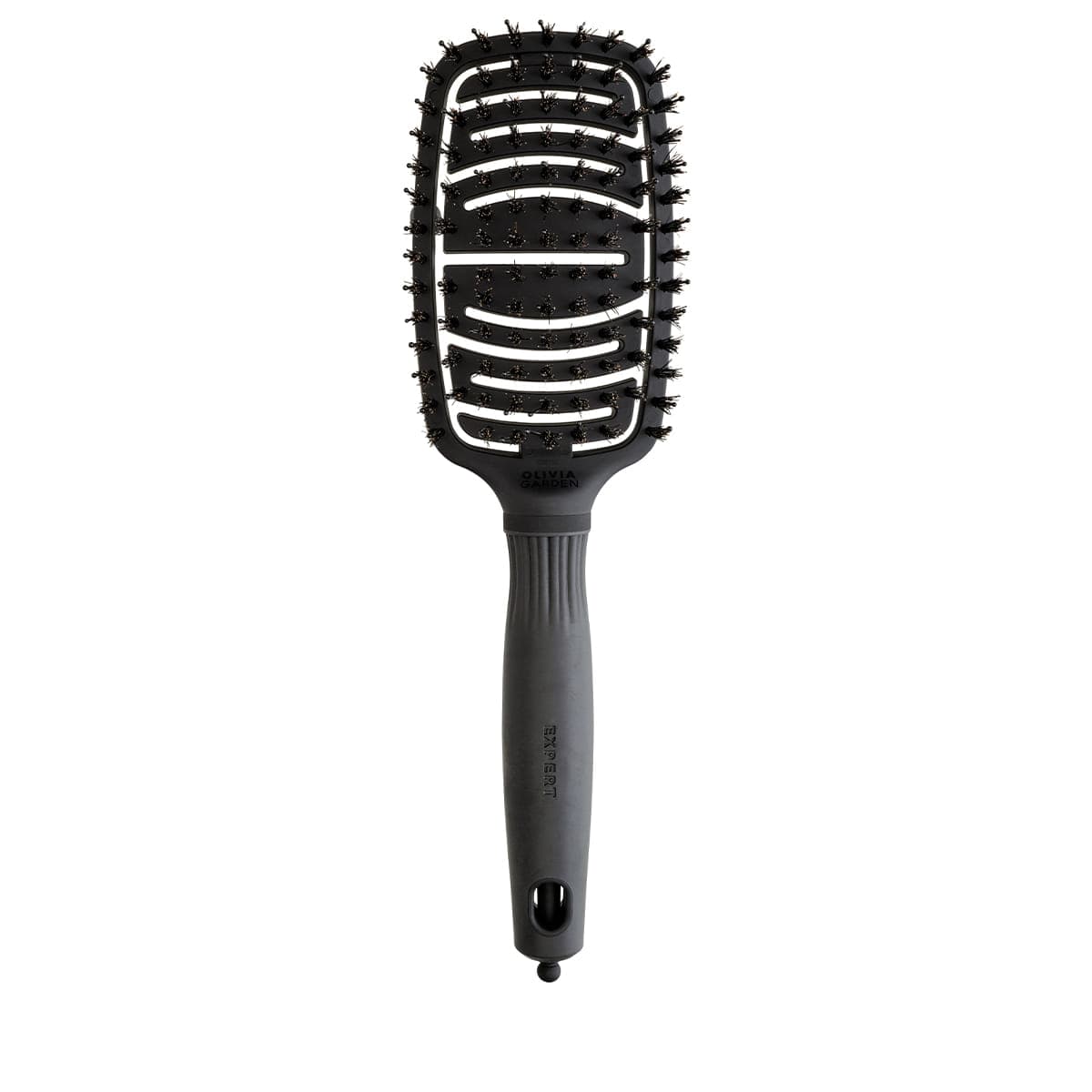 Care Flex Boar&Nylon Bristles, szczotka do włosów z włosiem dzika, Black Label
