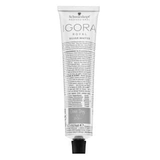 Igora Royal SilverWhite Permanent White Refining Color Creme profesjonalna permanentna farba do włosów do włosów siwych i pla