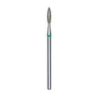 Expert frez diamentowy płomyk z zielonym oznaczeniem, średnica główki 2,1 mm, część robocza 8 mm (FA021/8)