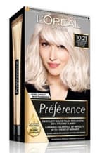 Loreal Preferencje Farba do włosów - 10.21 STOCKHOLM Bardzo jasny blond perłowy (2x +)