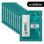 Loreal Bright Reveal Redukujący przebarwienia UV Fluid do twarzy SPF50+ Niacynamid + Kwas LHA (saszetka) -