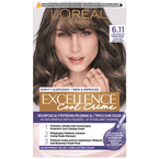 Loreal Excellence Cool Creme Farba do włosów - 6.11 Ultrapopielaty Ciemny Blond