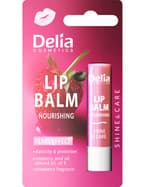 Delia Lip Balm Nourishing Shine&Care Pomadka ochronna do ust - Truskawka