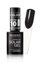 REVERS SOLAR GEL Lakier do paznokci efekt lakieru hybrydowego - 24 DEEP BLACK