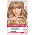 Loreal Excellence Creme Farba do włosów - 8.1 Jasny Popielaty Blond (+++)
