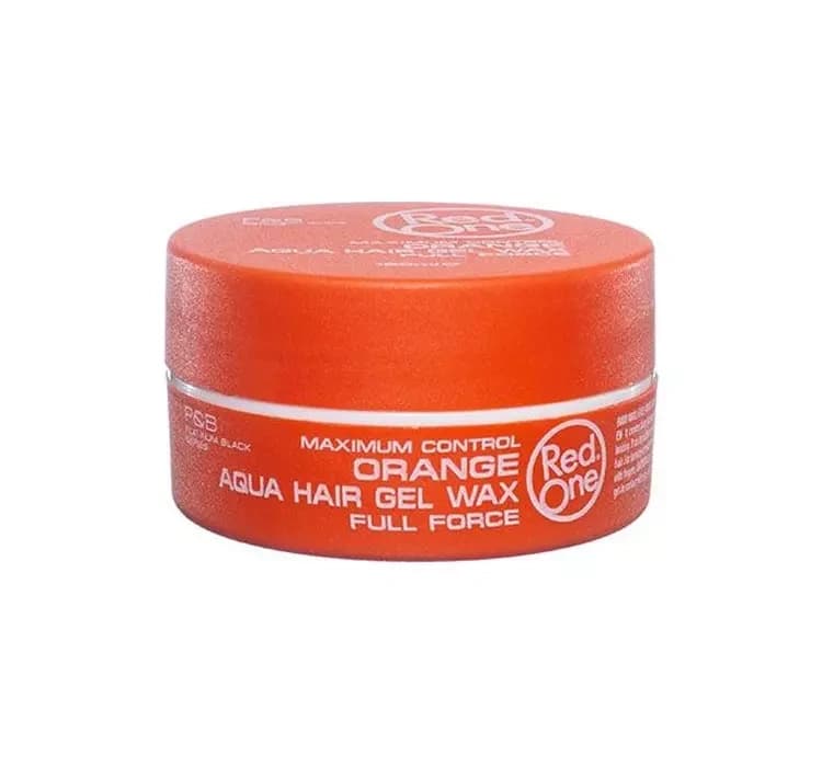 MAXIMUM CONTROL ORANGE AQUA HAIR GEL WAX FULL FORCE WOSK DO STYLIZACJI WŁOSÓW