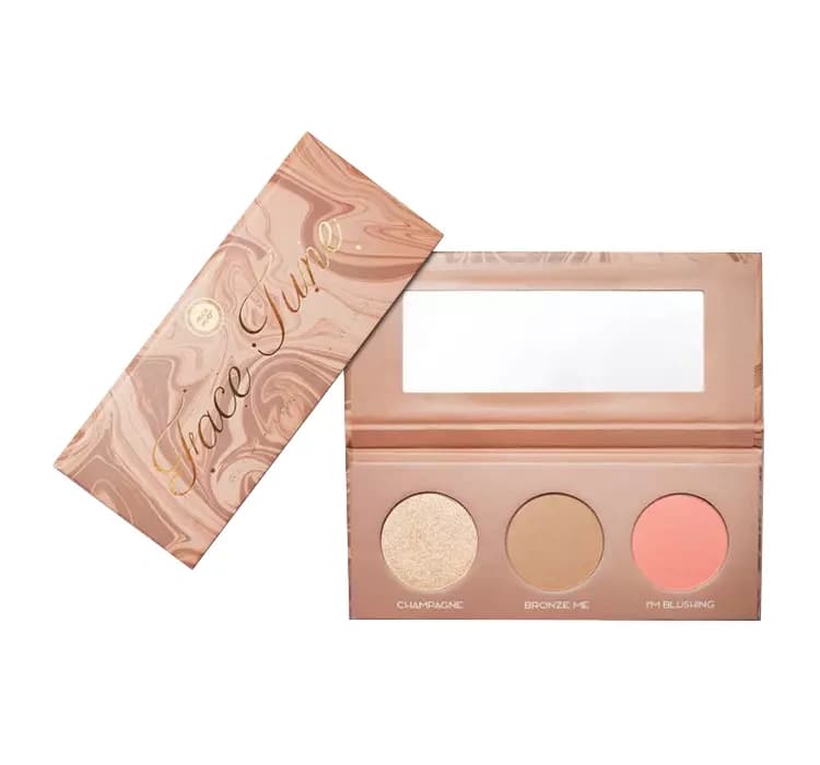 MEXMO FACE TUNE PALETA DO KONTUROWANIA TWARZY 3W1 ROZŚWIETLACZ BRONZER RÓŻ LIGHT