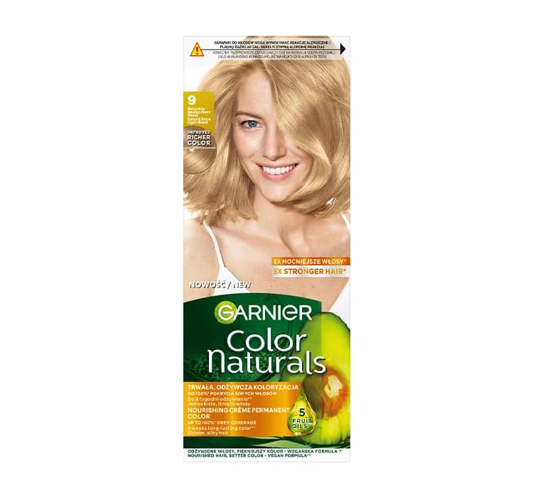 Color Naturals Creme trwała koloryzacja 9 Naturalny Bardzo Jasny Blond