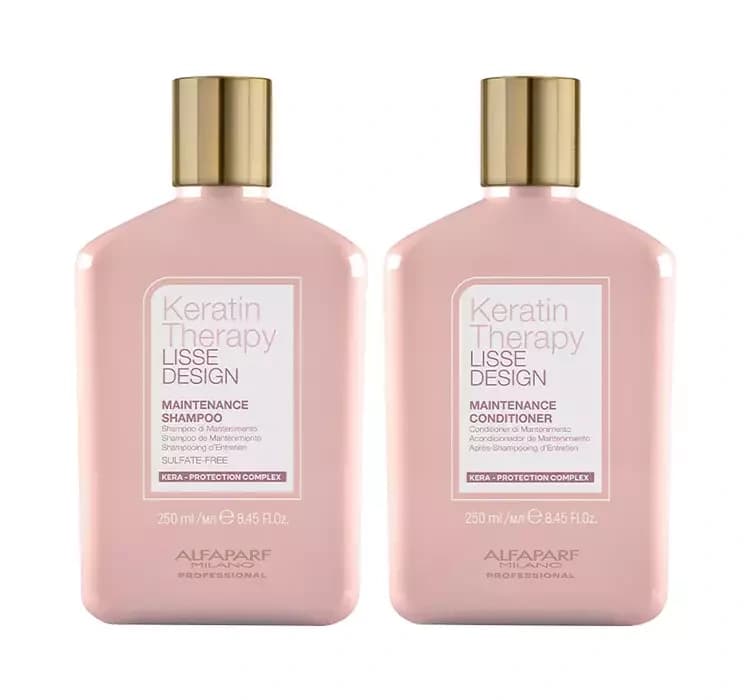 ALFAPARF MILANO KERATIN THERAPY LISSE SZAMPON + ODŻYWKA