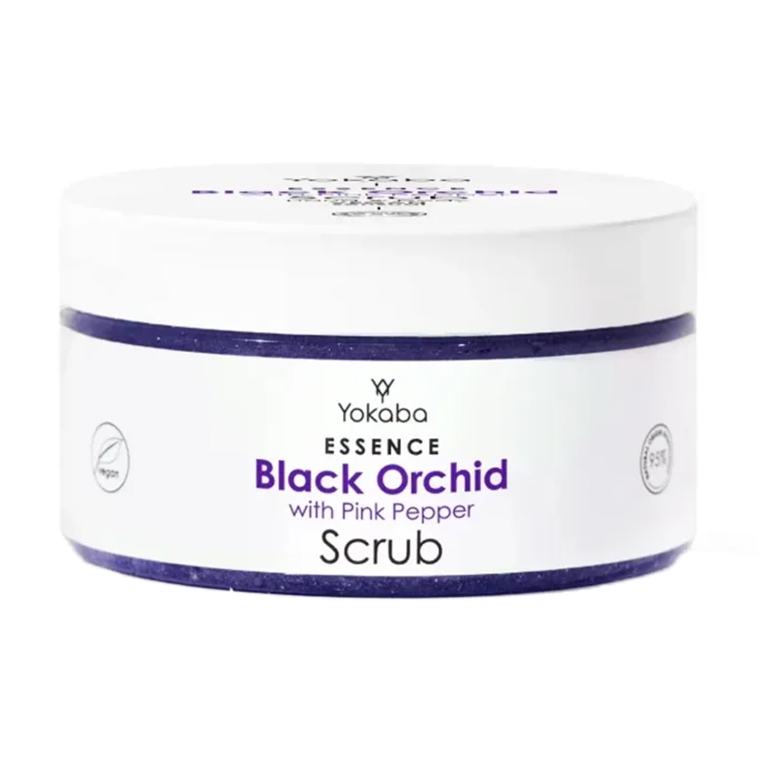 Essence Black Orchid with Pink Pepper scrub z rozświetlającymi drobinkami do ciała i dłoni