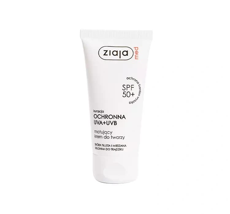 Kuracja Ochronna matujący krem SPF50+ cera tłusta