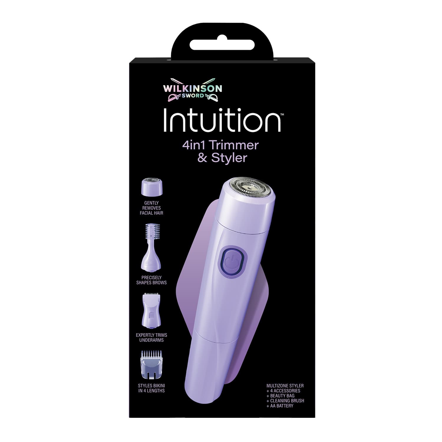 Sword Intuition 4in1 Trimmer & Styler maszynka do depilacji z wymiennymi końcówkami