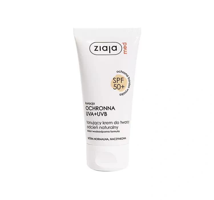 Kuracja Ochronna tonujący krem SPF50+ Odcień Naturalny