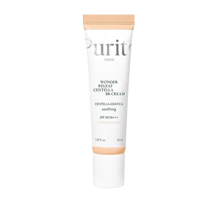 Purito Wonder Releaf Centella SPF30 PA+++ krem BB z wąkrotą azjatycką 13 Neutral Ivory