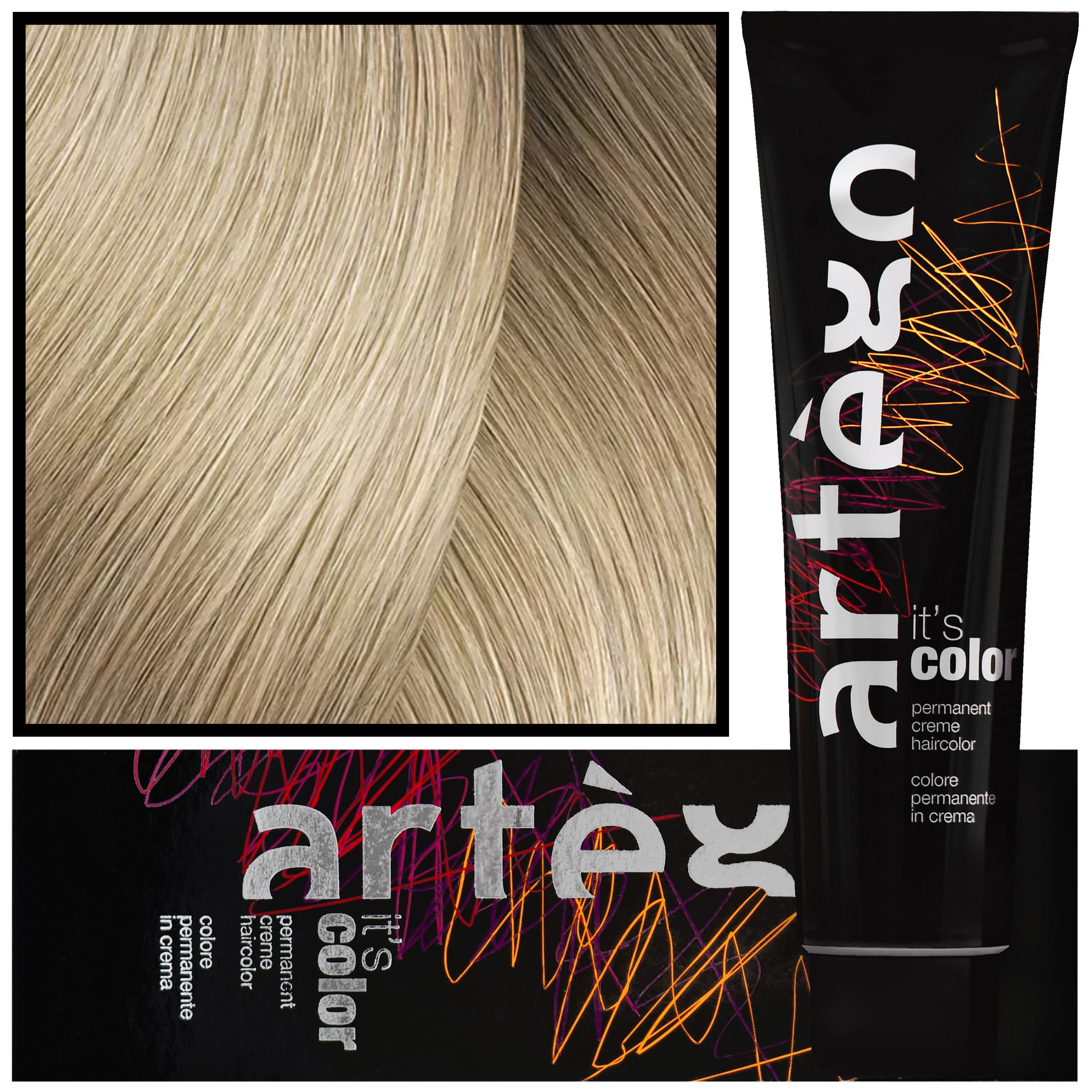 IT'S COLOR - profesjonalna farba w kremie, cała paleta kolorów, 10,00 - 10NN | Platynowy Chłodny Blond