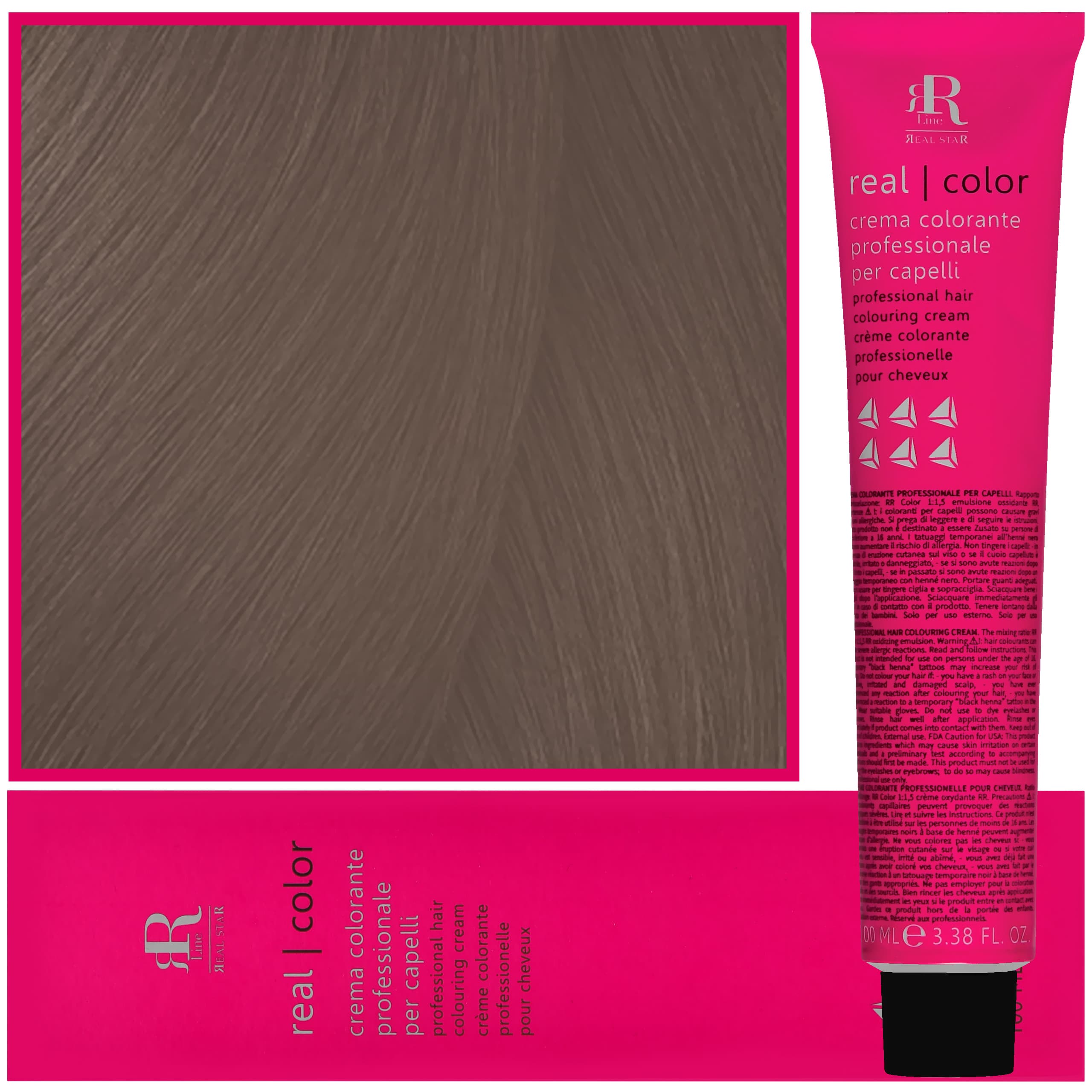 Real Color Crema - profesjonalna farba do włosów, 9.11 | Bardzo Wyraźny Intensywny Blond Popielaty