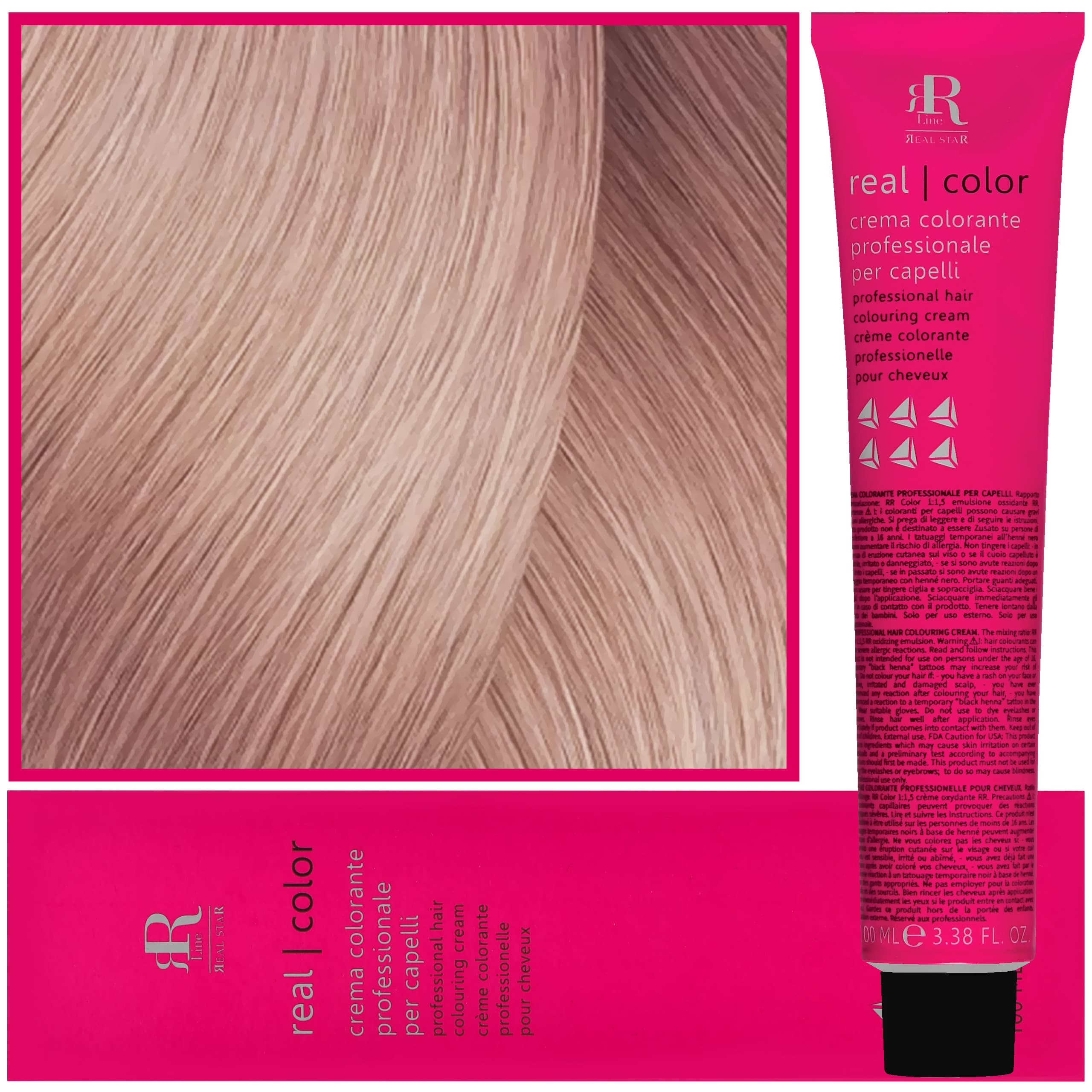 Real Color Crema - profesjonalna farba do włosów, 12.2 | Super Ekstra Blond Fioletowy